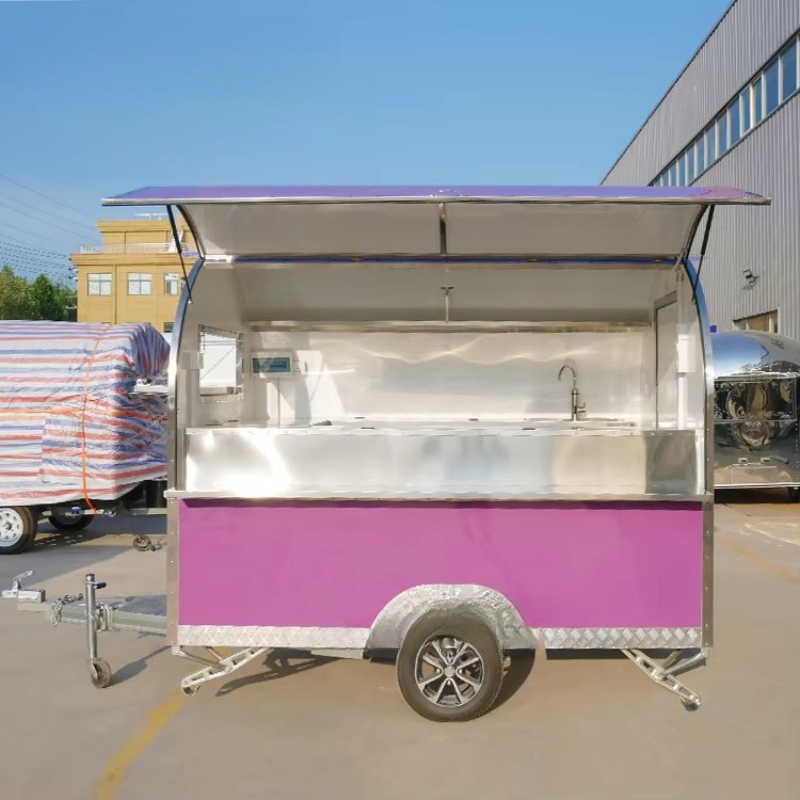 عربة طعام متنقلة للشارع، كشك ل - مراجعة Snacks Food Stall وسعره