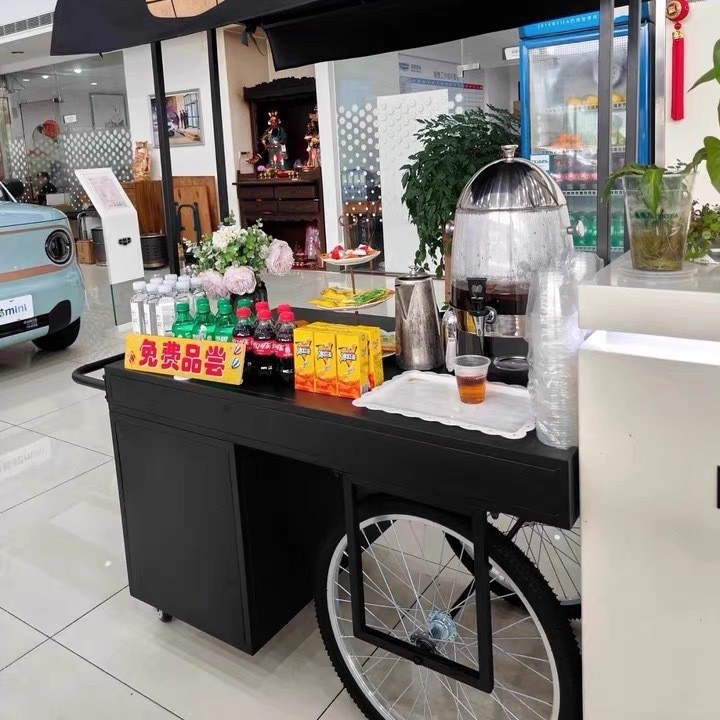 عربة طعام متنقلة قابلة للتخصيص - مراجعة Snacks Food Stall وسعره