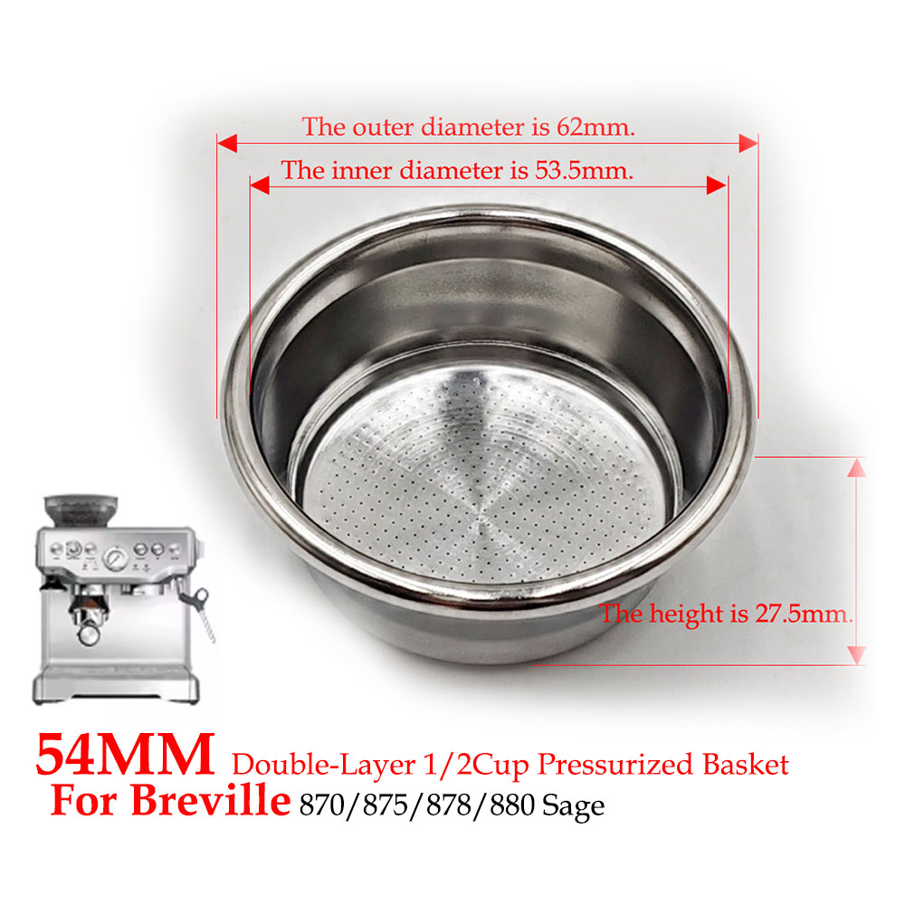 سلة فلتر مضغوطة بطبقة مزدوجة 5 - مراجعة Breville Espresso Bes870 وسعره