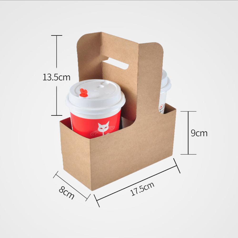 50 حزمة حامل كرافت كرتون للقهو - مراجعة Food Day Snacks وسعره